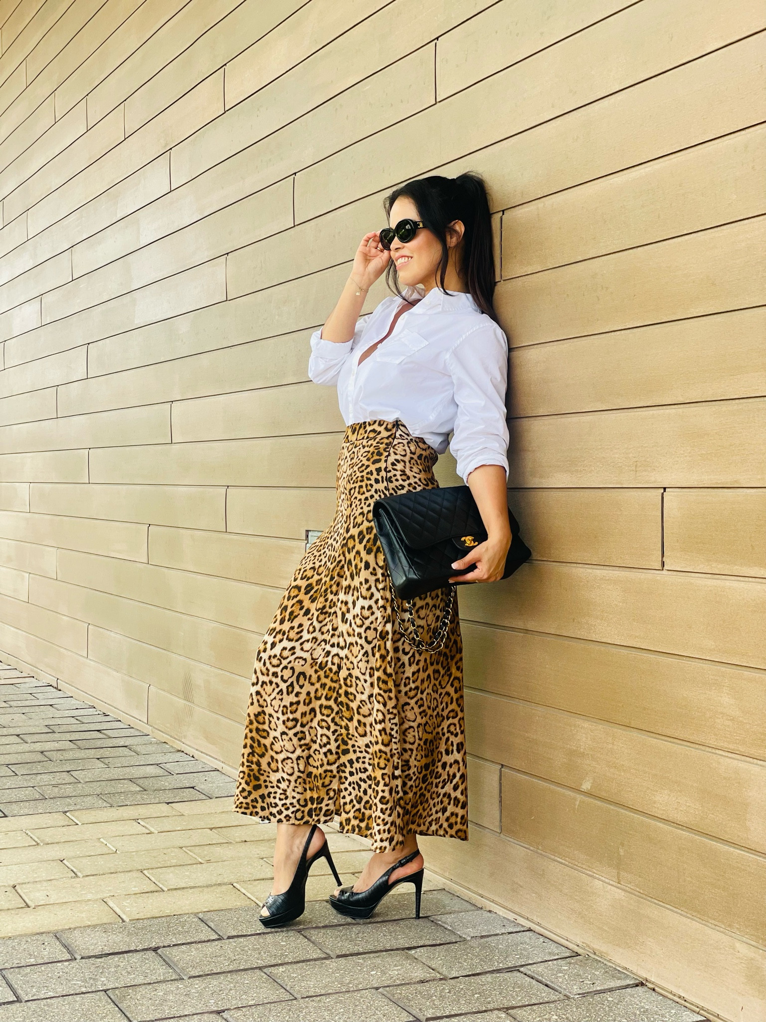 Fall outfits! Leopard skirt and white button down!

#LTKStyleTip #LTKSeasonal #LTKWorkwear