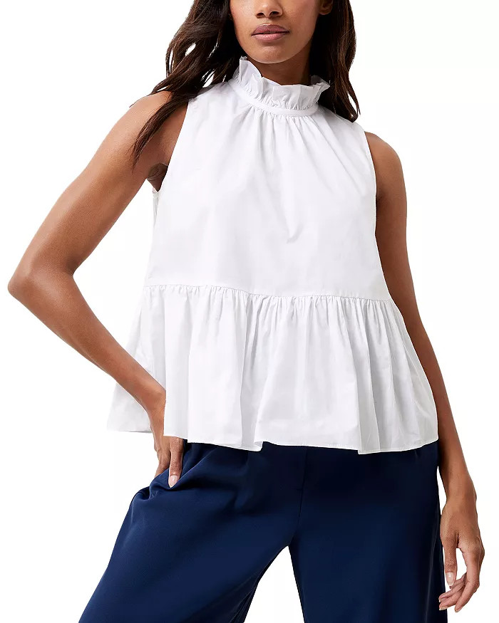Rhodes Sleeveless Poplin Top | Bloomingdale's (US)