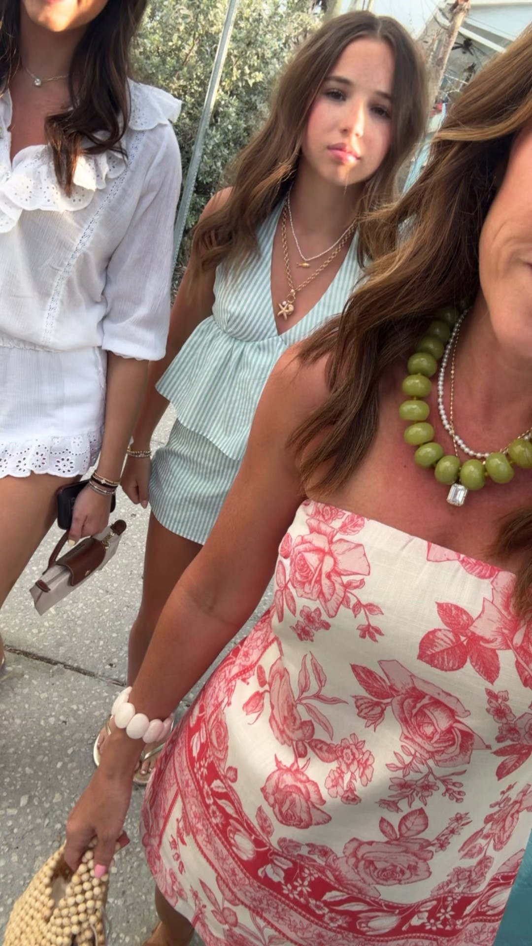 3 girls wearing chic matching sets. 
XS top me. And small skirt

Drew’s green set is Altar’d state  

#LTKgrwm #LTKKids #LTKmomlife