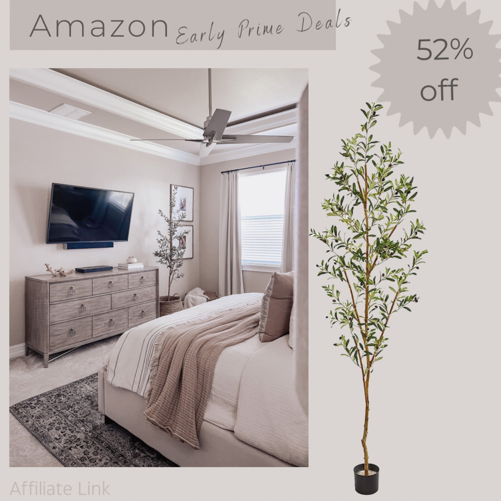 My Olive tree is 52% off right now! 

Olive tree, artificial tree, bedroom decor, home decor, neutral home style, bedroom styling, Amazon home, Prime Day Deals. 

#LTKhome #LTKxPrimeDay
