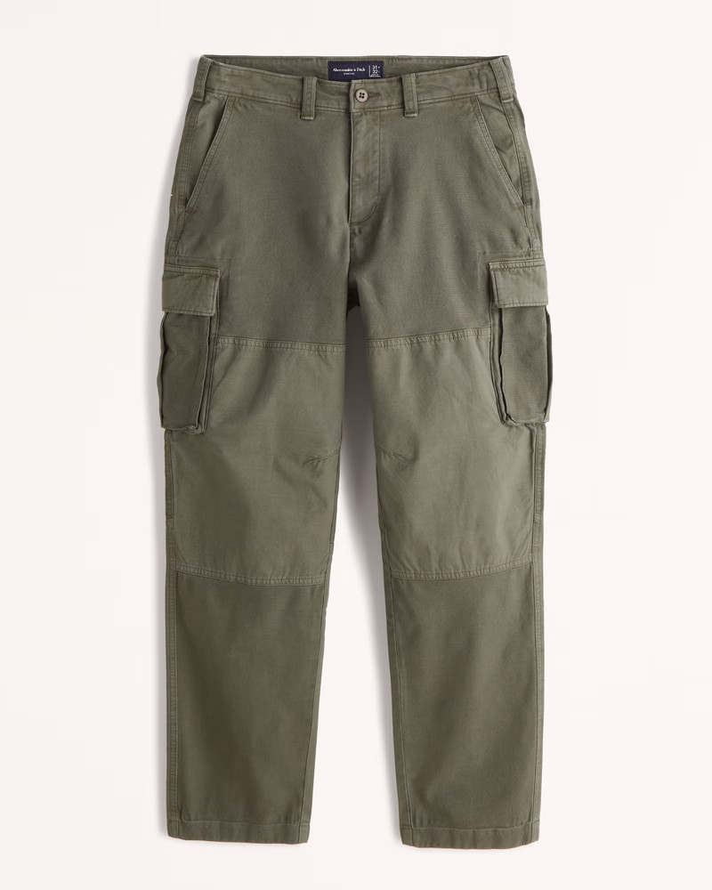 Mixed Fabric Cargo Pant | Abercrombie & Fitch (US)