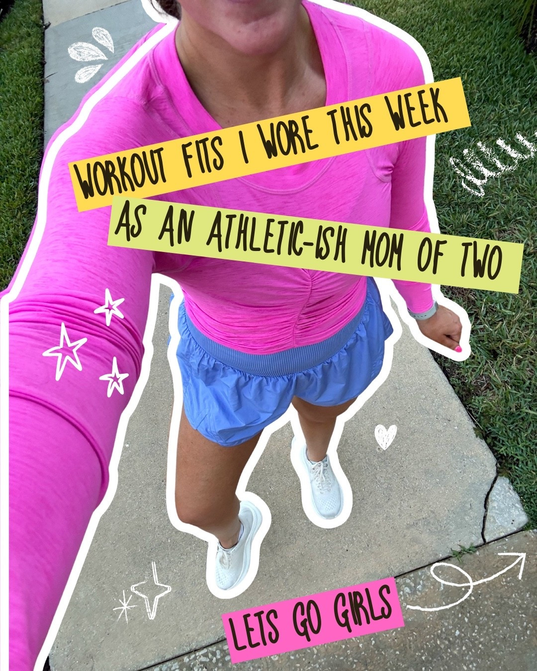 rounding up some of my tried and true workout fits from this past week! Pretty much wearing smalls in all bottoms and mediums in tops, but drop a comment if you have any sizing questions 🫶🏻 

#LTKmomlife #LTKfitnessgoals #LTKActive