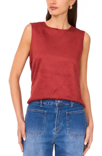 Vince Camuto Faux Suede Tank in Rustic at Nordstrom Rack, Size X-Small | Nordstrom Rack