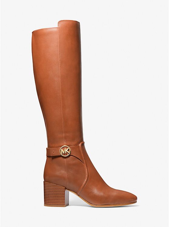 Carmen Leather Riding Boot | Michael Kors US