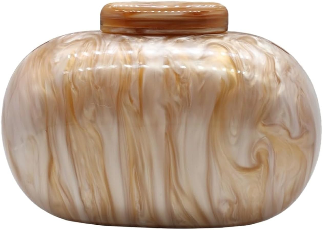 Acrylic Evening Clutch Bag for Women Shell Shape Shoulder Crossbody Bag Glitter Marble Purse Hand... | Amazon (US)