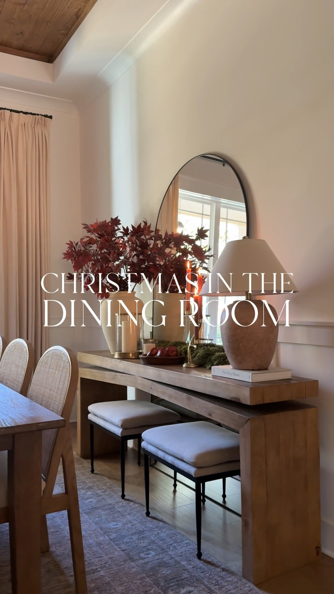 I love how Christmas came together in our dining room this year! It’s the pops of red and twinkle lights for me 😍 I’m using 2 of these branches here!

#LTKHome #LTKHoliday #LTKSeasonal