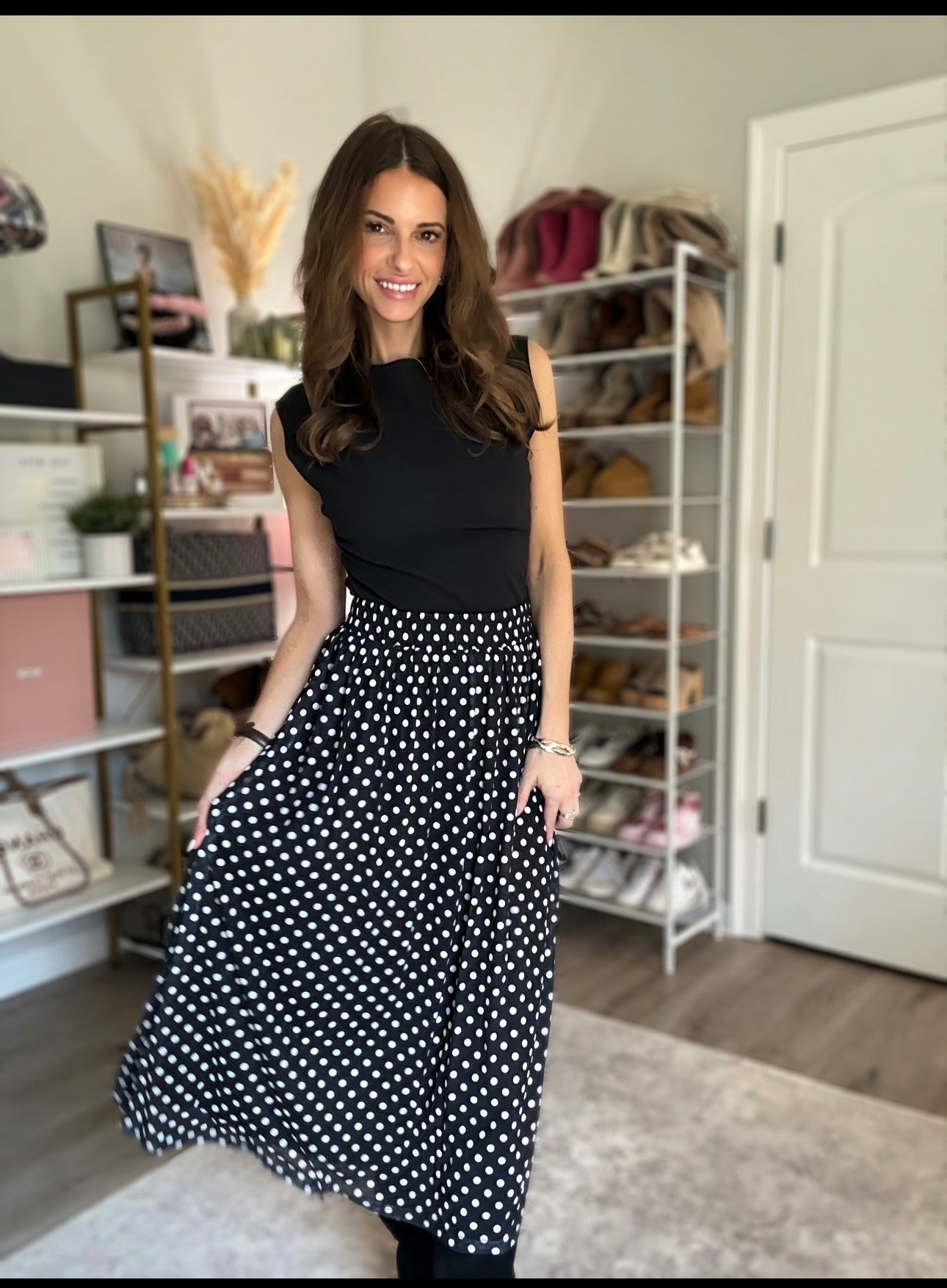 Cute A length polka dot skirt from Amazon! I’m wearing a size small and it fits very comfortably and true to size.

#LTKootd #LTKSeasonal #LTKPetite