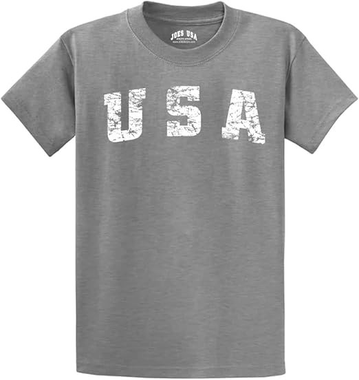 Vintage USA Logo Tees in 42 Colors and Regular, Big and Tall Sizes | Amazon (US)
