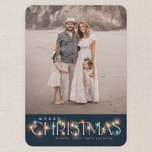 Lit Type Holiday Card | Shutterfly