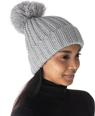 Jenni Solid Ribbed Beanie, Created for Macy's & Reviews - Hats, Gloves & Scarves - Handbags & Acc... | Macys (US)