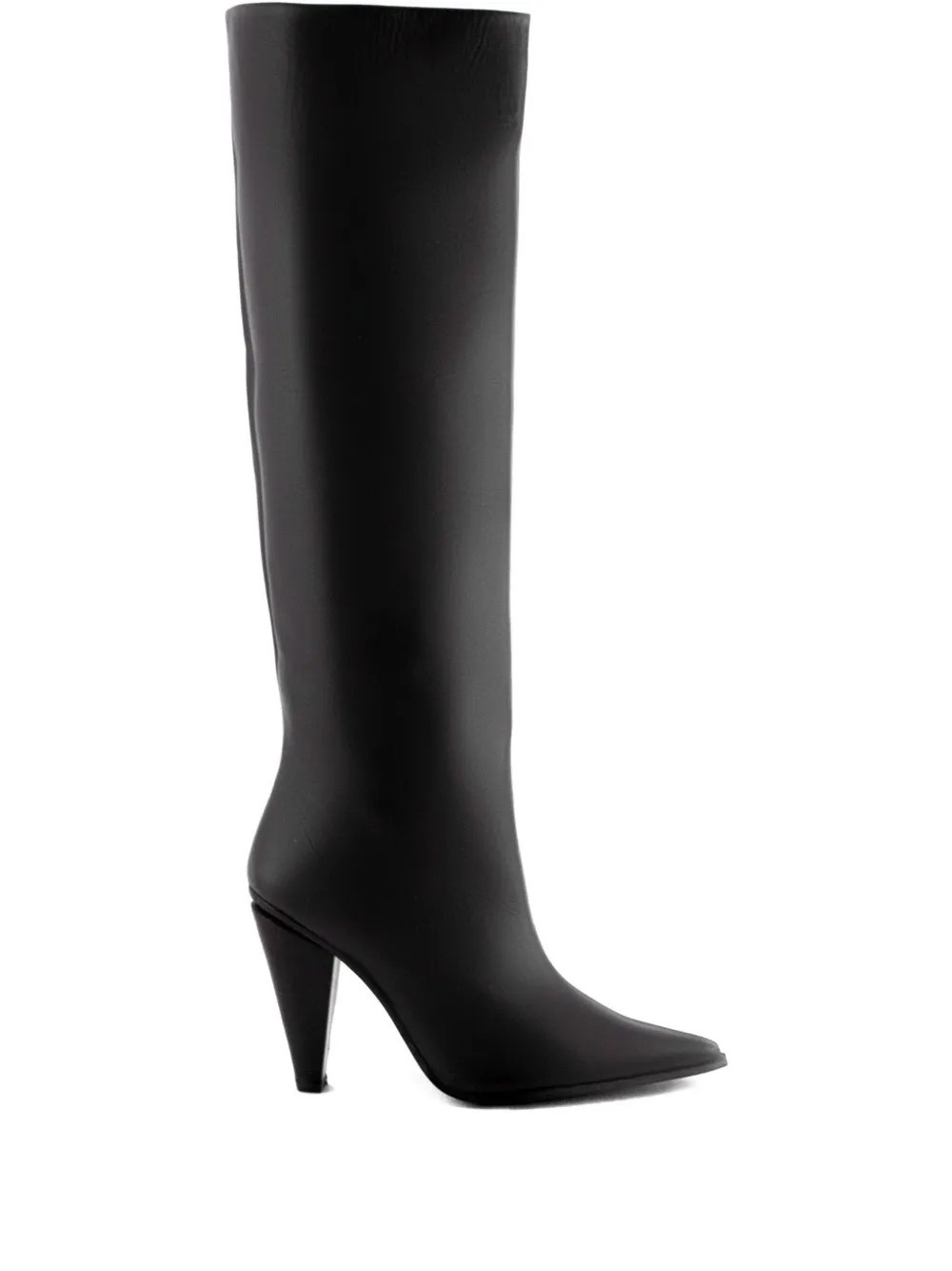 Roberto Festa 80mm pointed-toe high boots - Black | Farfetch Global