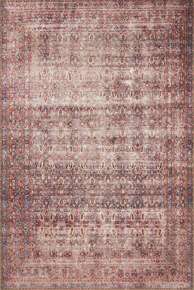 Loloi II Loren Eggplant / Crimson 8'-4" x 11'-6" Area Rug | Amazon (US)