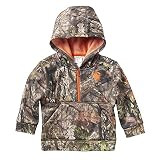Carhartt Baby Boys Hooded Half Zip Sweatshirt, Mossy Oak 219, 3 Months | Amazon (US)