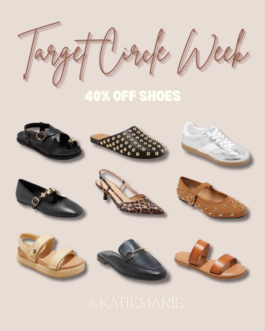 Target circle week! 🎯 40% off shoes!!

#LTKShoeCrush #LTKSaleAlert #LTKStyleTip