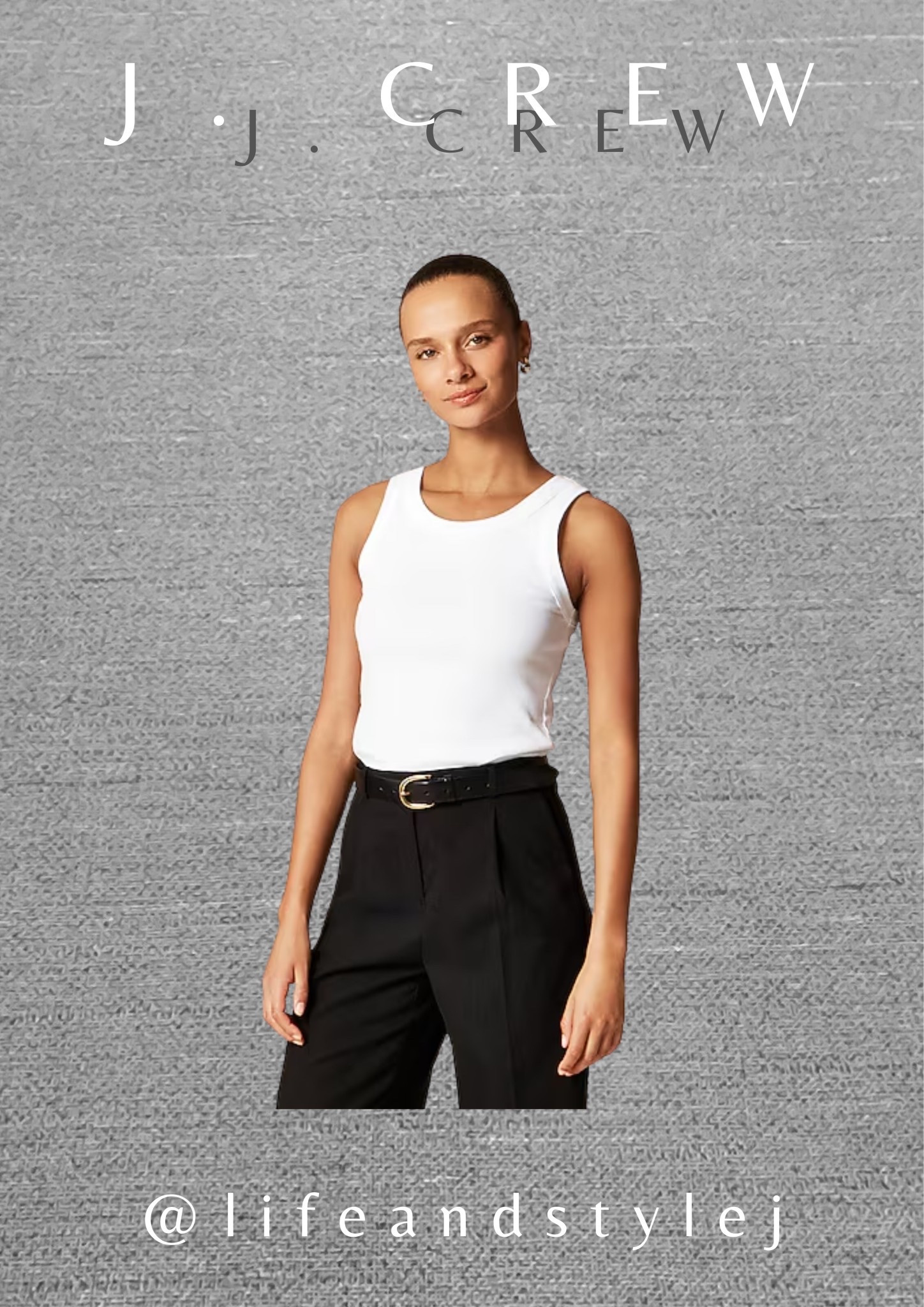 The perfect fit high neck tank top is a modern wardrobe essential for midlife style with clean lines and a flattering silhouette. Wear it tucked into high rise jeans or layered under a blazer for a polished ageless look that works day to night. #midlifefashion #agelessstyle #wardrobeessentials #modernstyle #everydaychic 

#LTKSeasonal #LTKFindsUnder50 #LTKOver40