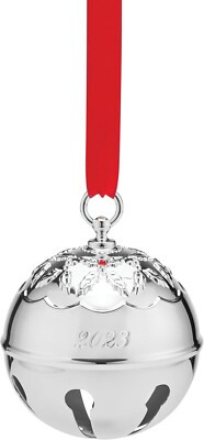 Reed & Barton 2023 HOLLY BELL 48th Edition .35 Metallic Round Christmas Ornament | eBay US