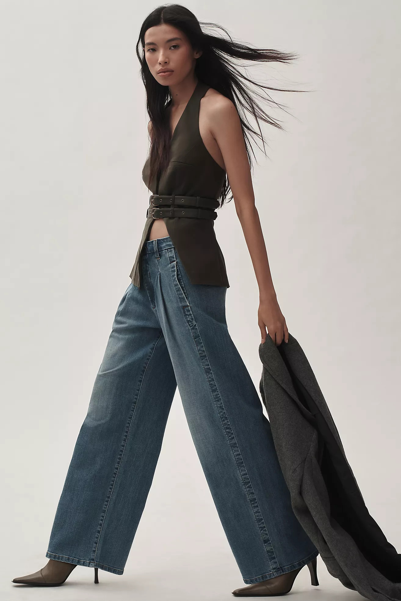 Mare Mare Double Belted Halter Top | Anthropologie (US)