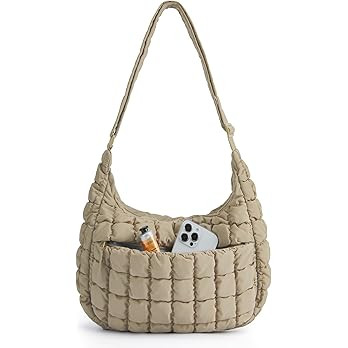 BAGSMART Quilted Crossbody Bag for Women, Lightweight Puffer Purse for Travel, Daily Use & Work |... | Amazon (US)