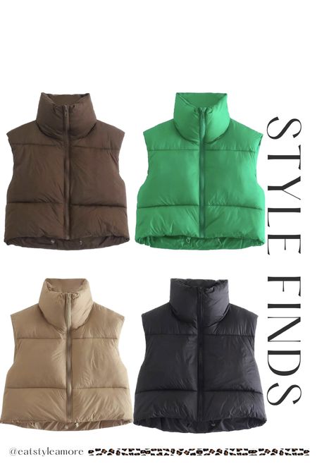 The best affordable cropped puffer vests! I love all of the colors options - I have it in 3 colorways.

Runs TTS

#LTKstyletip #LTKSeasonal