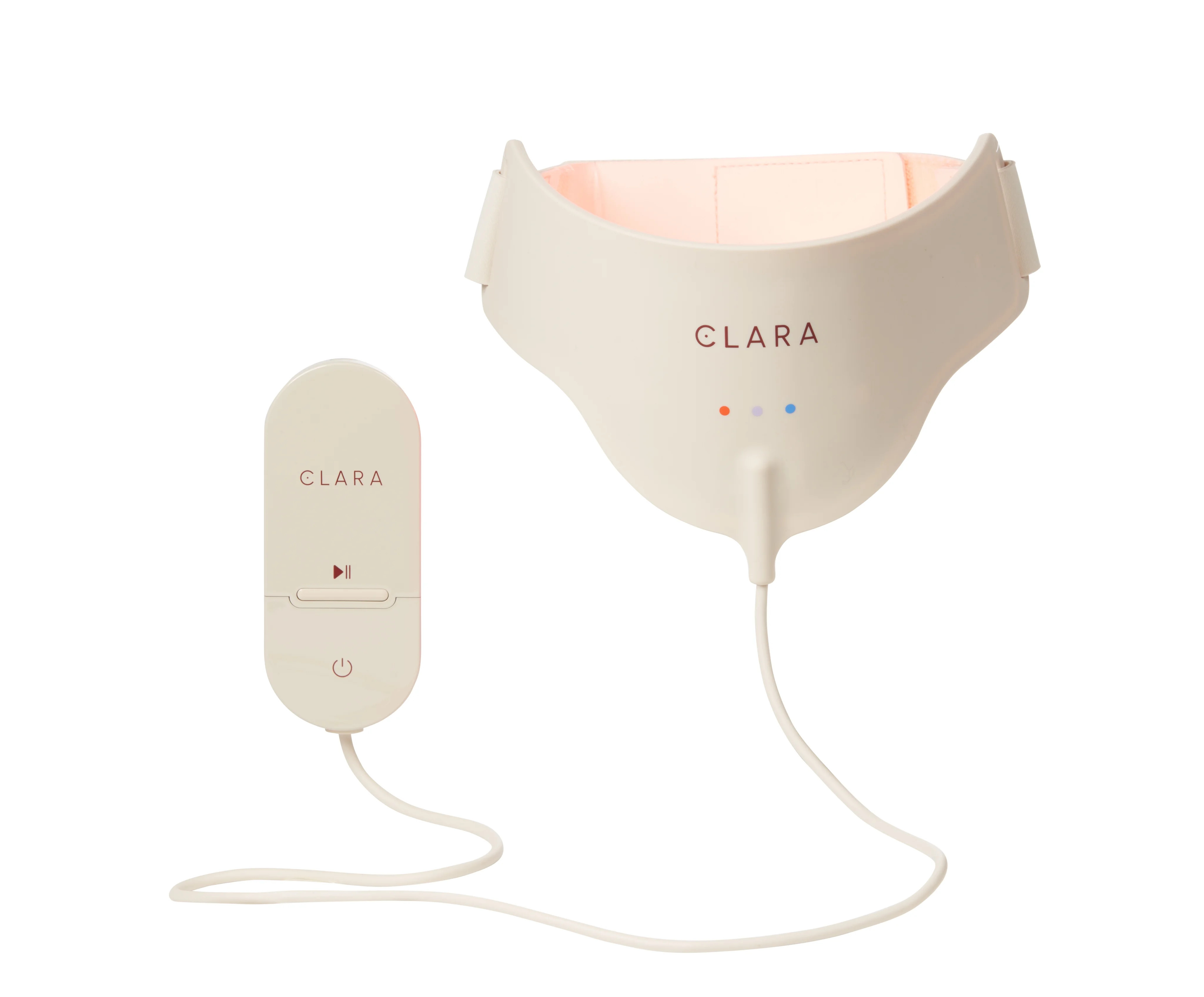 Clara Red Light Therapy Neck Mask, Silicone, Collagen Boosting Anti-Aging for Smoother, Firmer, R... | Walmart (US)