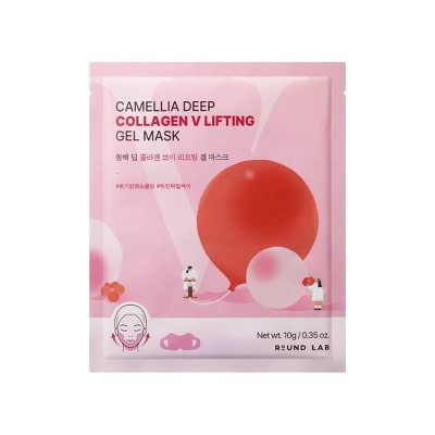 Round Lab Camellia Deep Collagen V Lifting Gel Mask: Brightening, Hydrating, Niacinamide, Normal Skin | Target