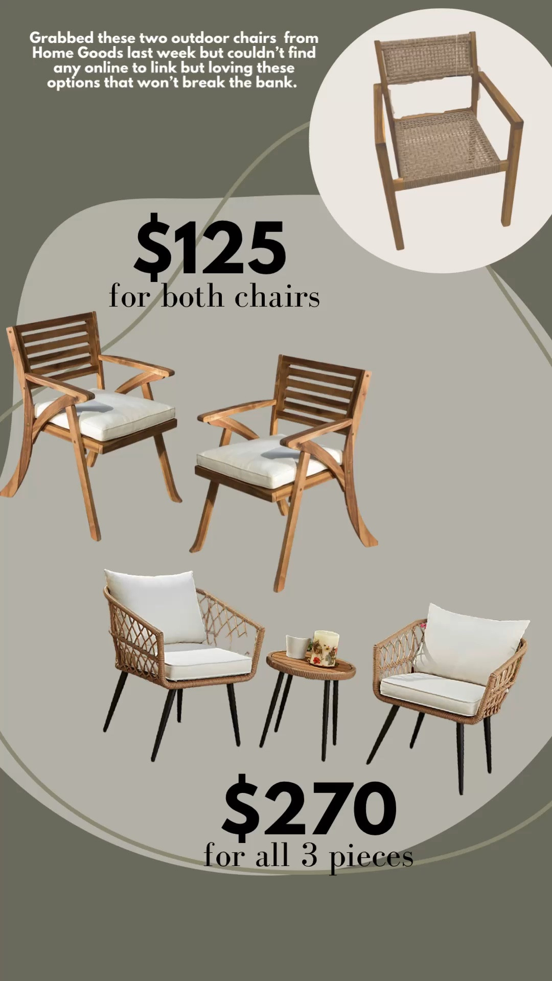Outdoor furniture that’s budget friendly is a WIN-WIN! Shop these outdoor seating options and start really enjoying your summer nights!

#LTKhome #LTKSeasonal #LTKfamily