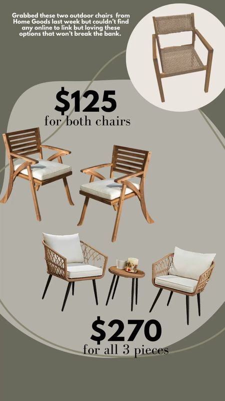 Outdoor furniture that’s budget friendly is a WIN-WIN! Shop these outdoor seating options and start really enjoying your summer nights!

#LTKhome #LTKSeasonal #LTKfamily