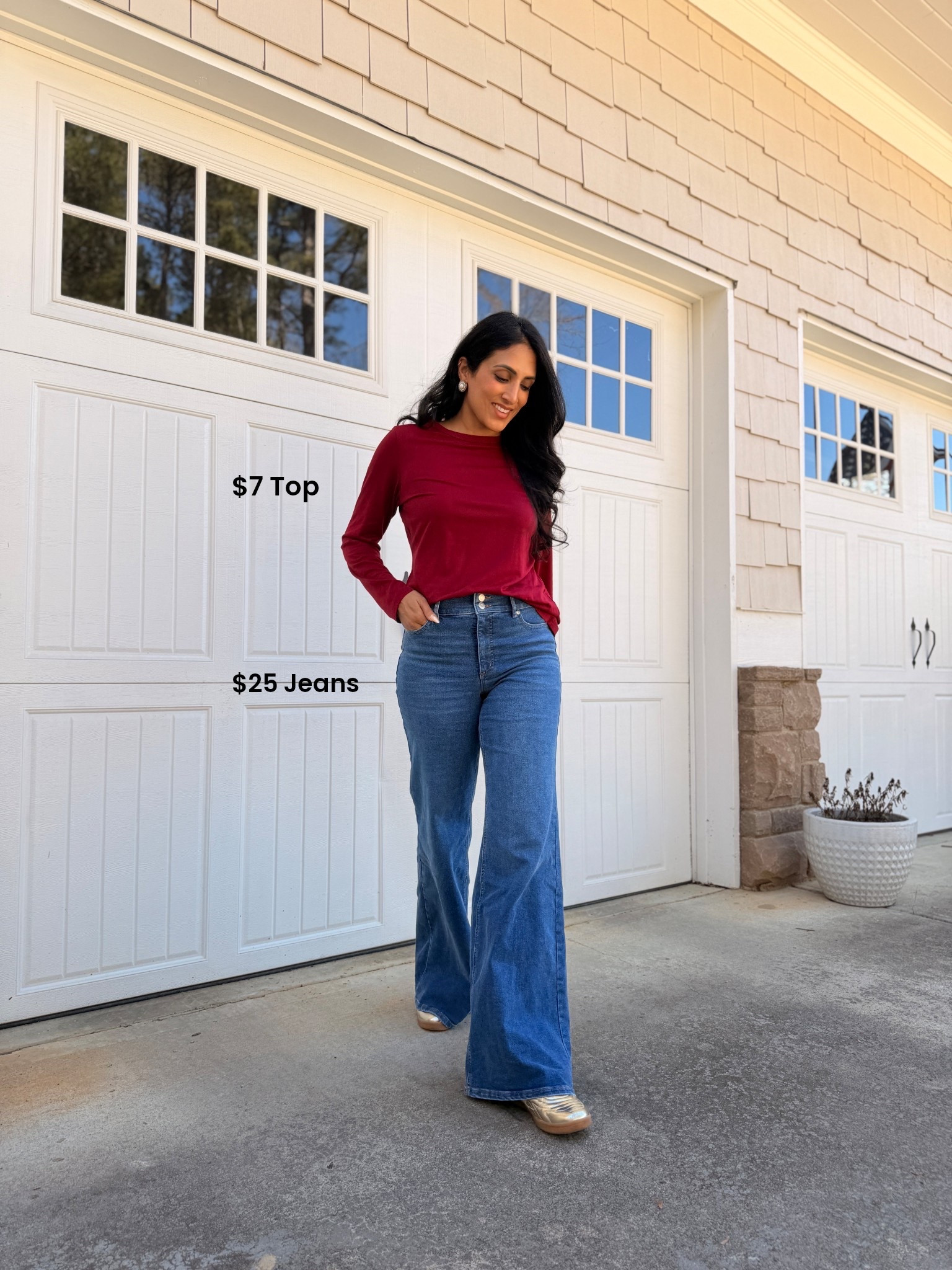 OOTD casual but cute. Basics and a wide leg jean! 

#LTKSaleAlert #LTKootd #LTKmomlife