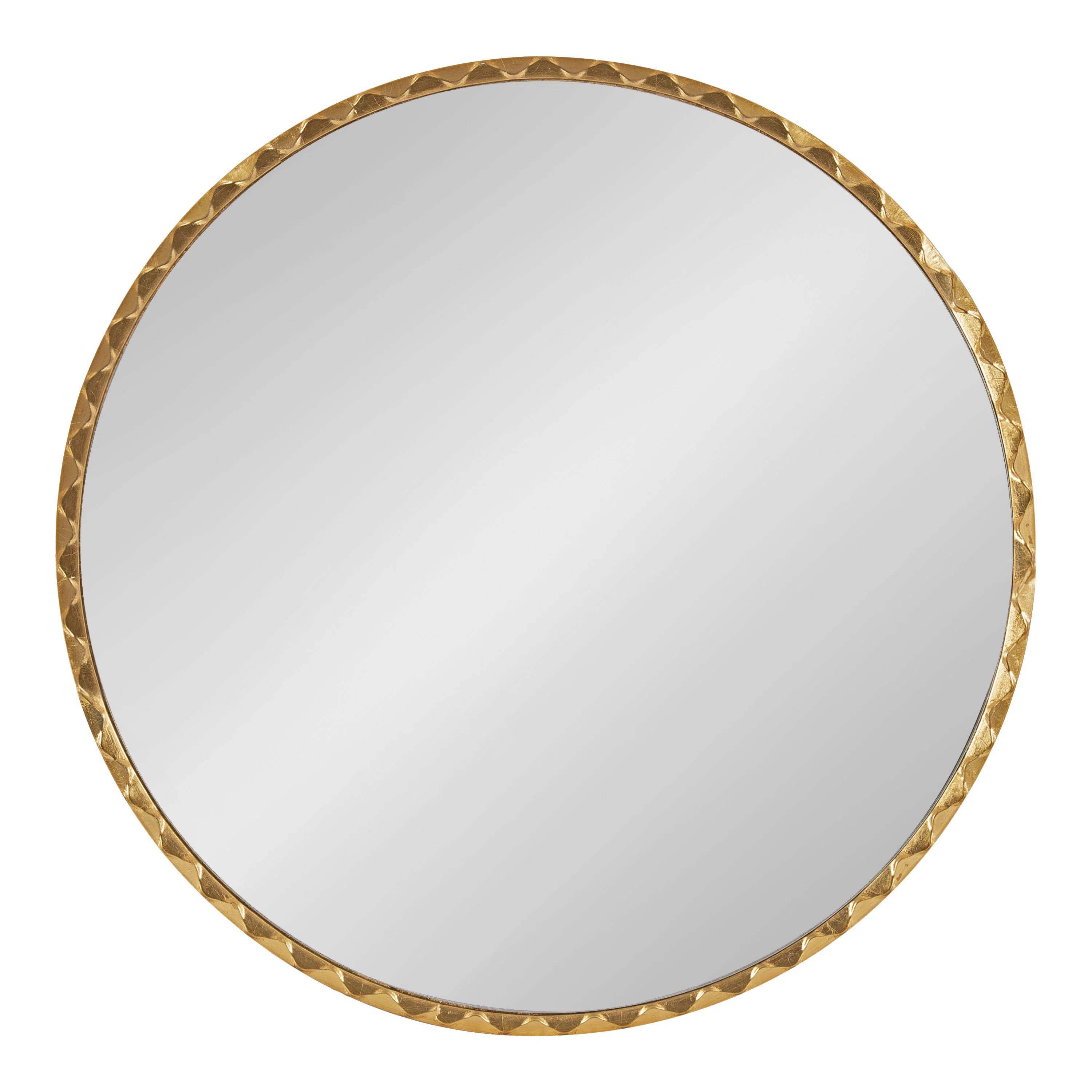 Rippled Round Bathroom Mirror | Wayfair North America