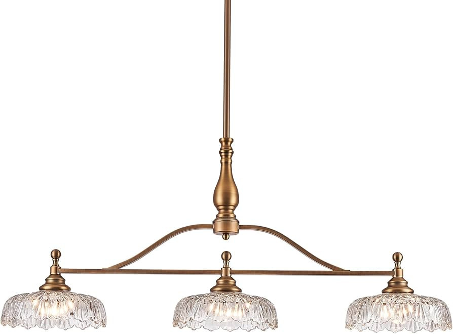 HDDFL Chandeliers Pendant Light Fixture Vintage Pendant Lighting Fixtures 3 Lights Chandelier Mat... | Amazon (US)