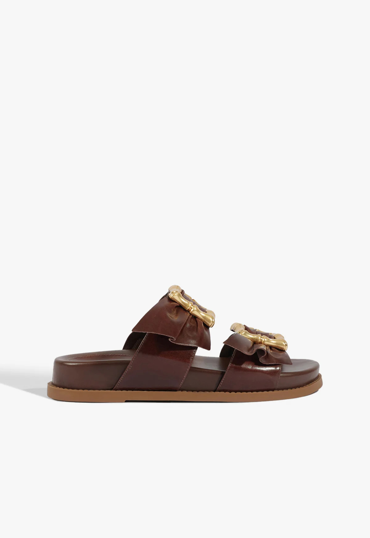 Enola Bamboo Leather Sporty Sandal | Schutz (US)