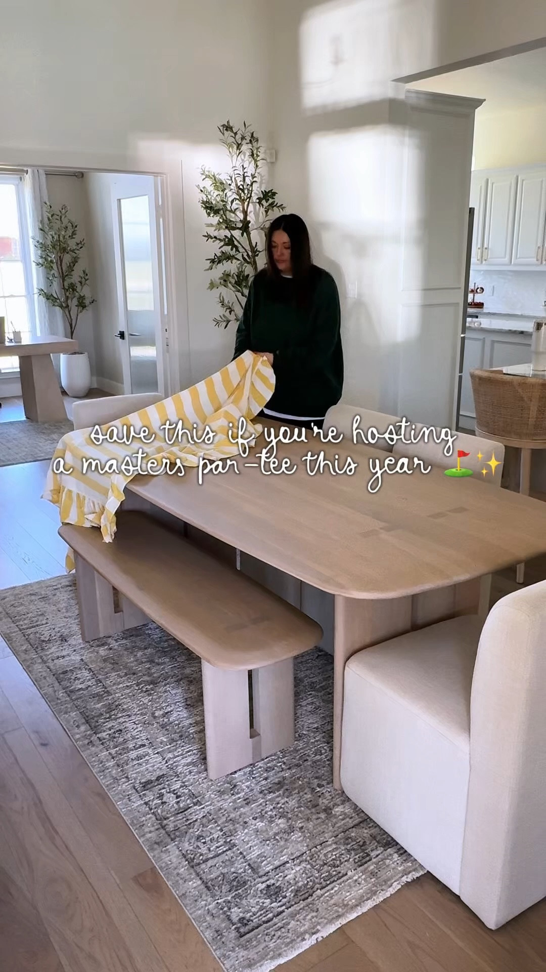 Masters golf party inspo! 

may not know much about golf… but give me a color palette and a reason to host, and i’m all in 💚💛

this was such a fun setup—from the golf ball details to the cutest little table touches and fun finds, it all came together so good

if you’re hosting for the masters (or anything golf-themed), this is such an easy way to make it feel cute and pulled together without overthinking it



#LTKvlog #LTKHome #LTKSeasonal