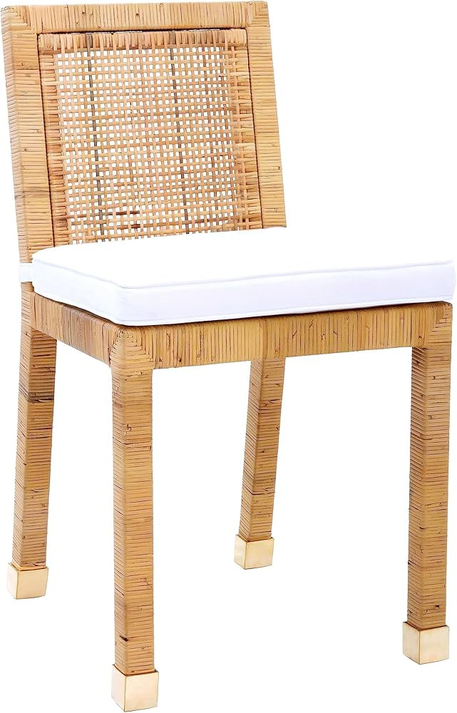 Tov Furniture Amara Rattan Dining Chair | Amazon (US)