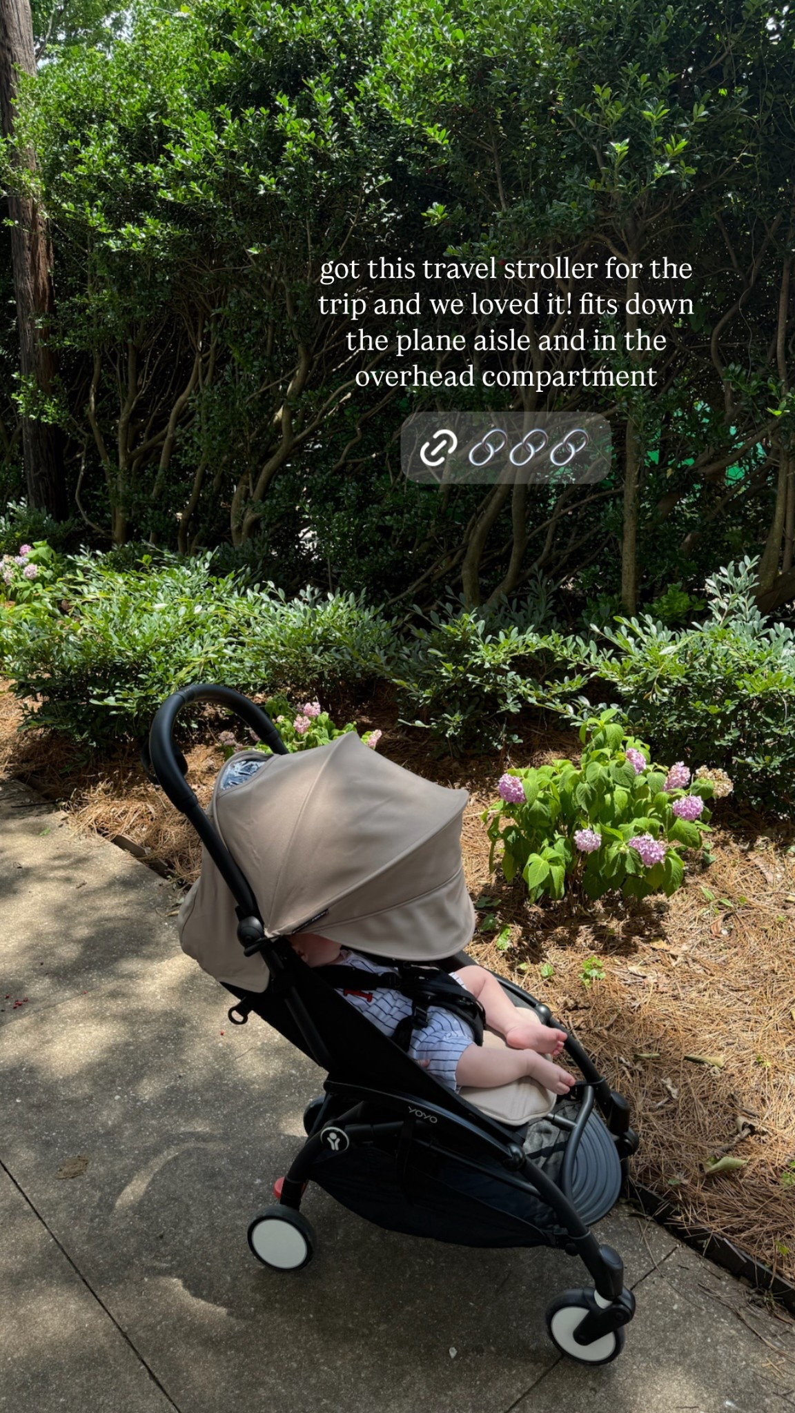 Romee’s travel stroller 🩵