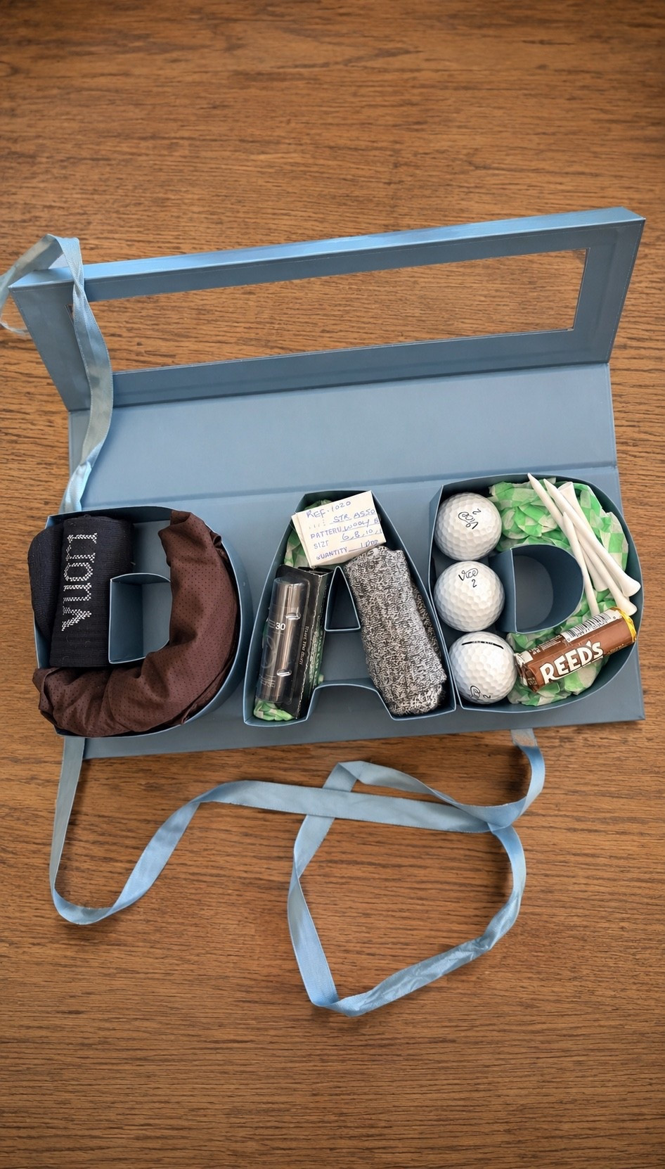 One of my favorite Father’s Day gifts we’ve ever done. The boys & I filled this custom DAD box with a few of Kipp’s favorite things, & it ended up being so much more meaningful than just buying one big gift. Simple, personal, & full of things he’ll actually use.

Father’s Day gift ideas, Father’s Day gift box, DIY Father’s Day gift, personalized Father’s Day gift, custom gift box, gifts for dad, dad gift ideas, husband gift ideas, golf gifts for men, golf lover gifts, golf accessories, thoughtful gifts for him, gift basket for dad, Father’s Day inspiration, homemade Father’s Day gift, family gift ideas, sentimental gifts for dad, men’s gift guide, golf balls, golf tees, beef jerky gifts, practical gifts for men, Father’s Day basket, dad essentials, gift ideas for husband, LTK gift ideas

#LTKMens #LTKU #LTKActive