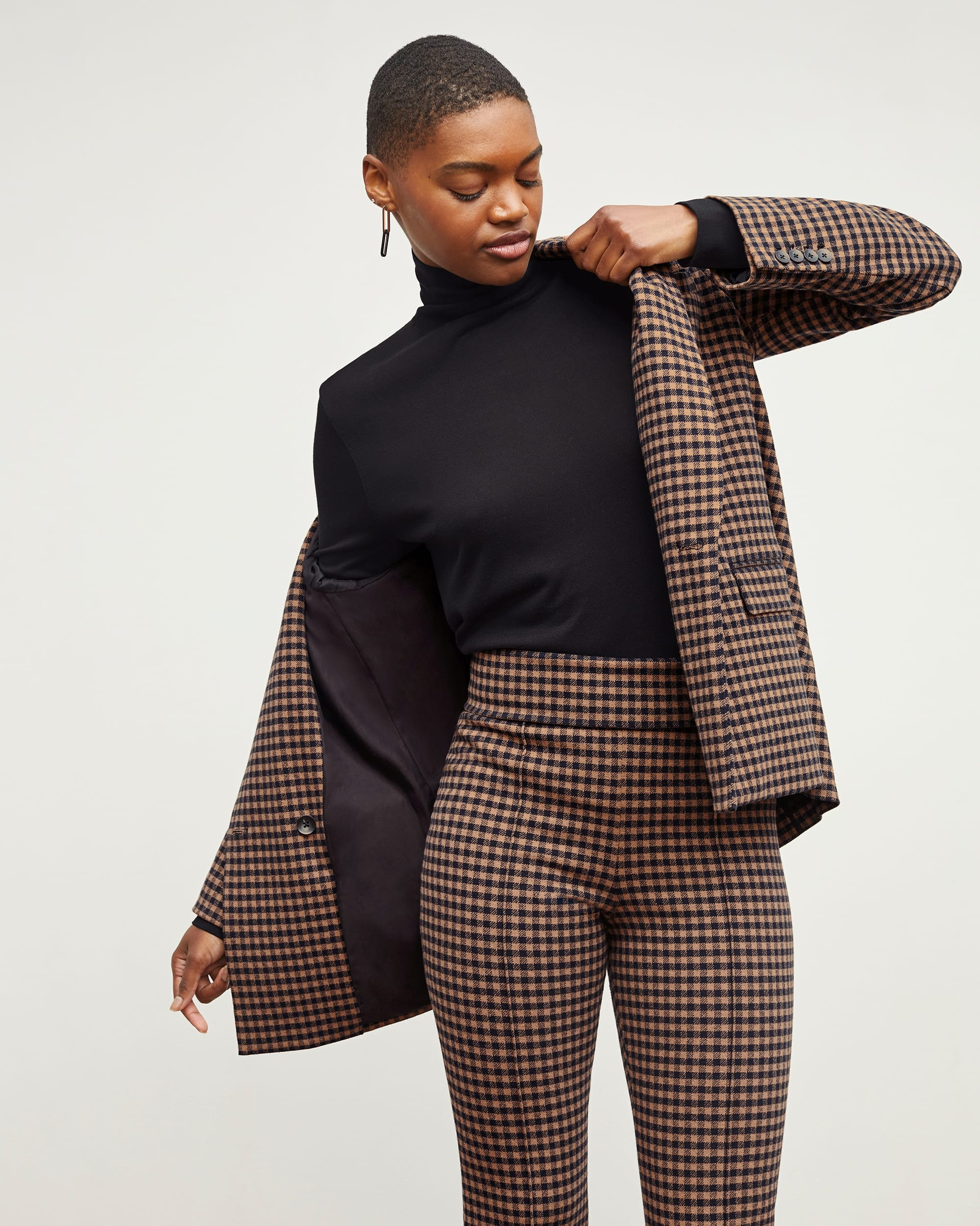 The O'Hara Blazer—Plaid Knit | MM LaFleur