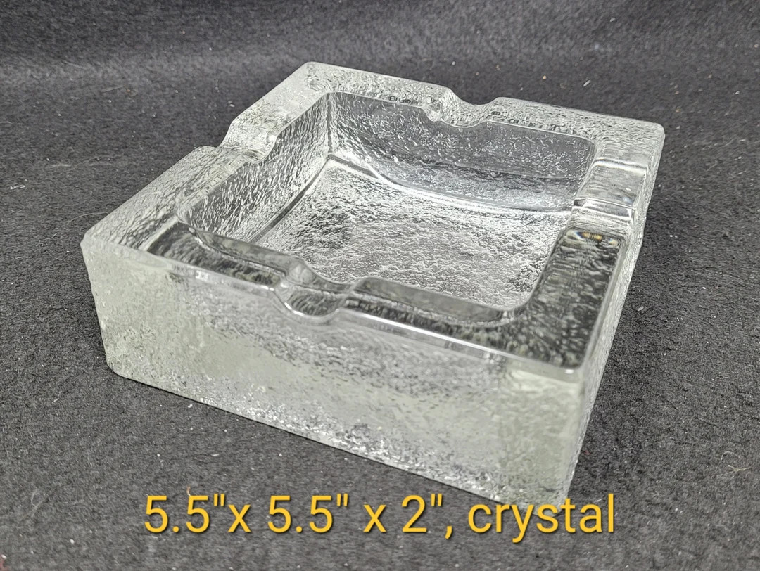 Mid-century  Pukeberg Glasbruk Sweden Ashtray. S5 | Etsy (US)