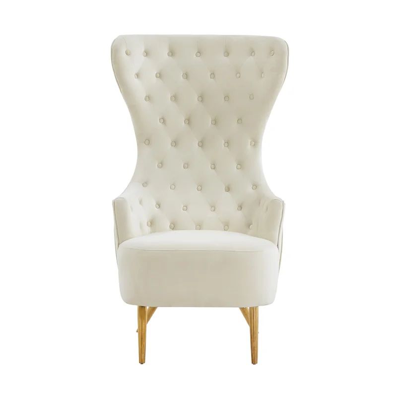 Jezebel 29.9'' Wide Tufted Velvet Wingback Chair | Wayfair North America
