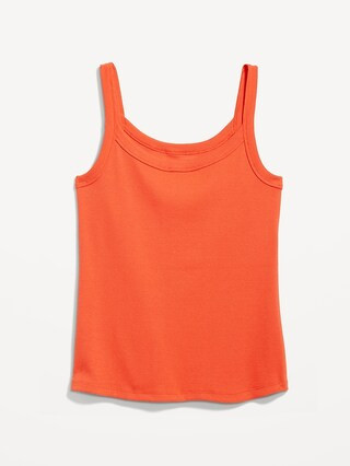 Fitted Rib-Knit Tank Top | Old Navy (CA)