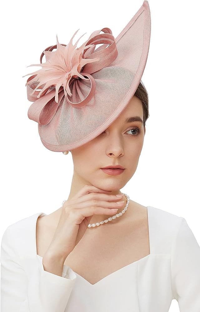 BABEYOND Tea Party Fascinator Hat for Women Kentucky Headwear Derby Pillbox Church Hat for Cockta... | Amazon (US)
