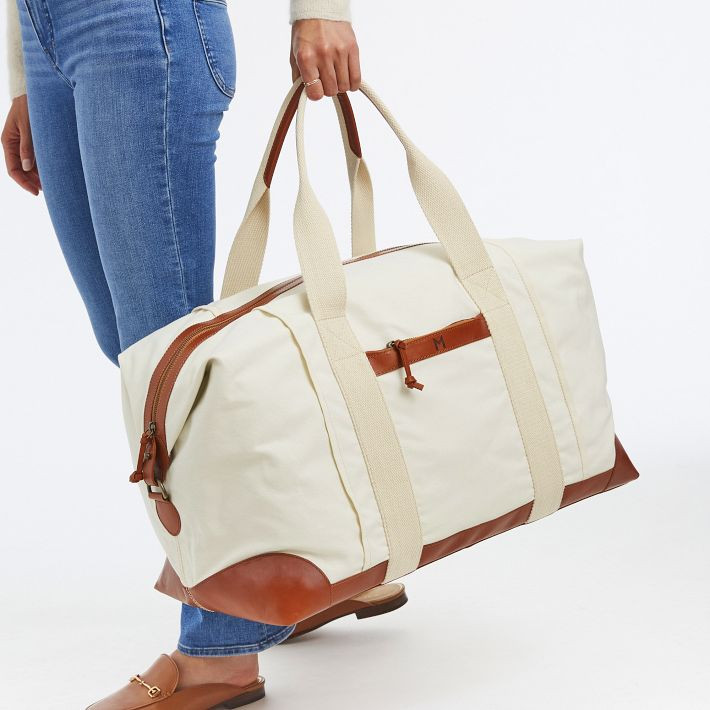 Canvas and Leather Weekender | Mark and Graham