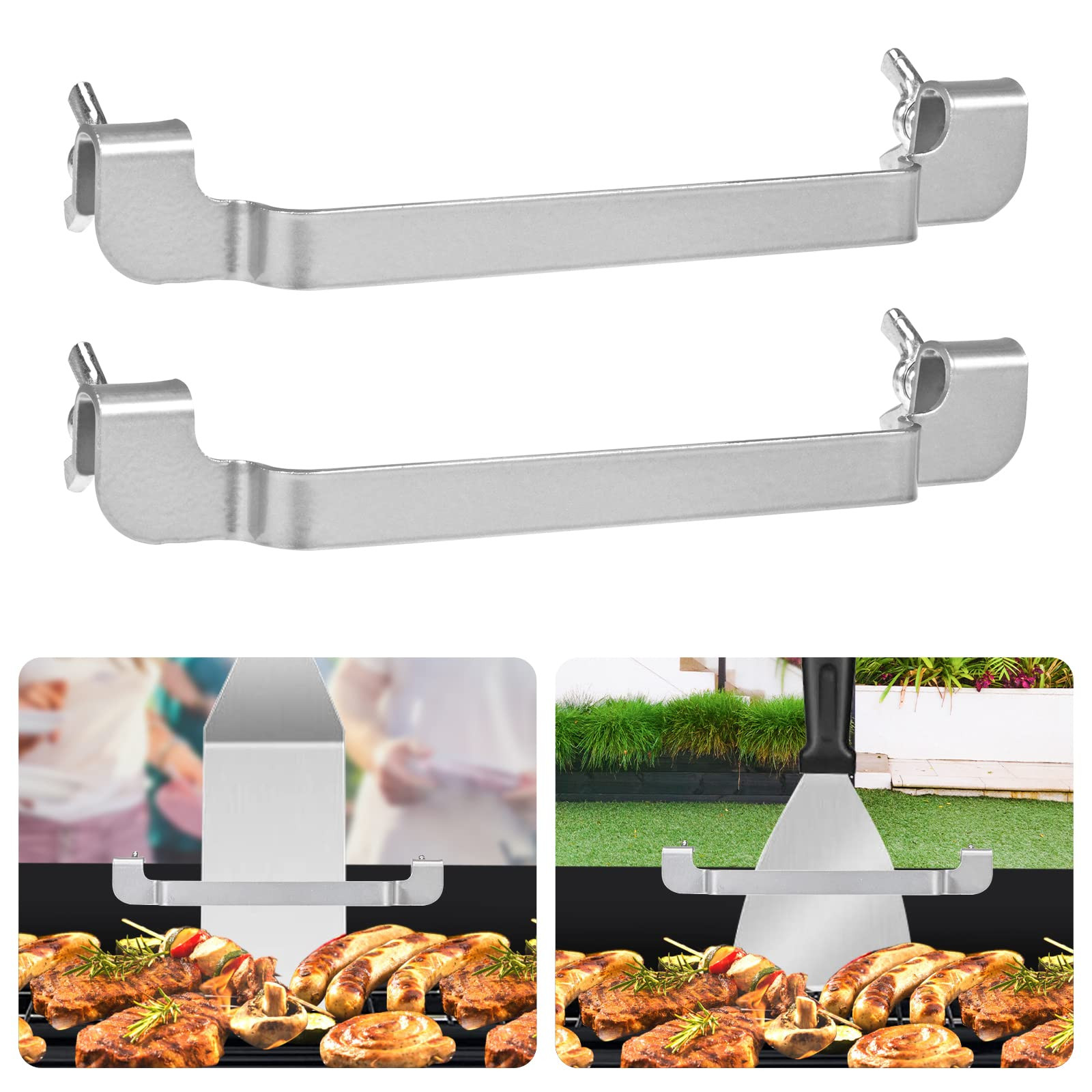 2Pcs Griddle Spatula Holder, Suitable for Blackstone, Camp Chef, Royal Gourmet, Outdoor Grilling ... | Amazon (US)