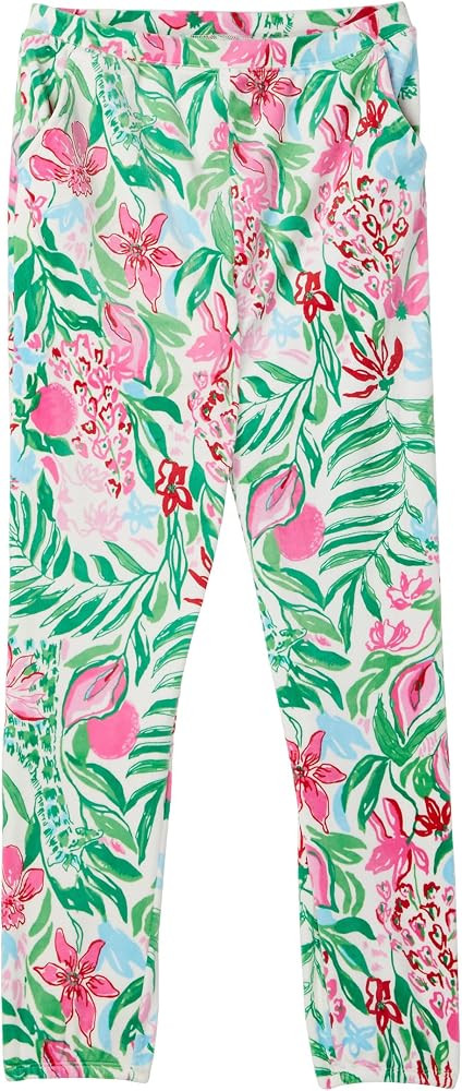 Lilly Pulitzer Girls' Mini Mallie Velour Pants (Toddler/Little Kids/Big Kids) | Amazon (US)