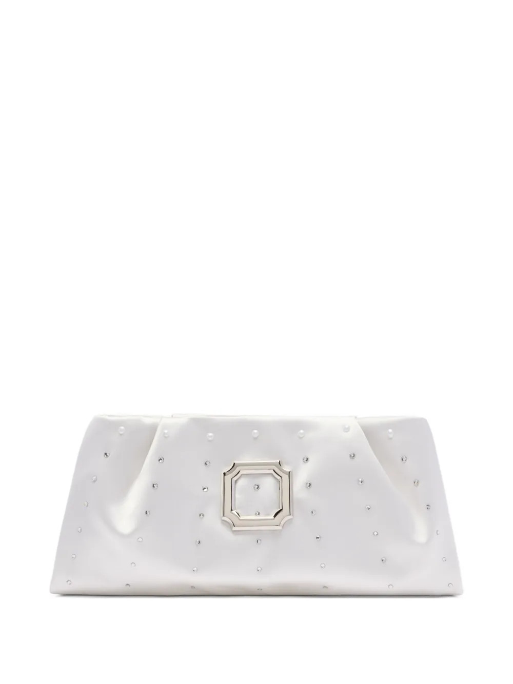 Malone Souliers Clutch Vittoria Con Decorazione | Bianco | FARFETCH IT | Farfetch Global