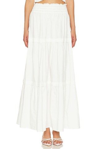 LoveShackFancy Phia Skirt in White from Revolve.com | Revolve Clothing (Global)