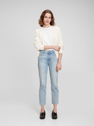 Mid Rise Universal Slim Boyfriend Jeans with Washwell | Gap Factory