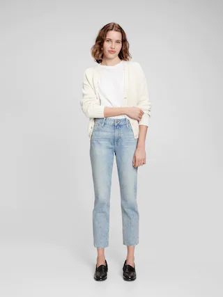 Mid Rise Universal Slim Boyfriend Jeans with Washwell | Gap Factory