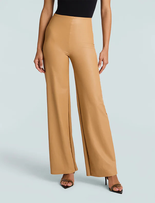 Faux Leather Wide Leg Pant | Commando®