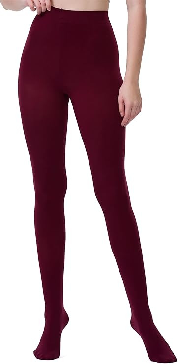 DUCMODA Women's 70D Semi-Opaque Tights High Waist Solid Soft Stretch Pantyhose | Amazon (US)