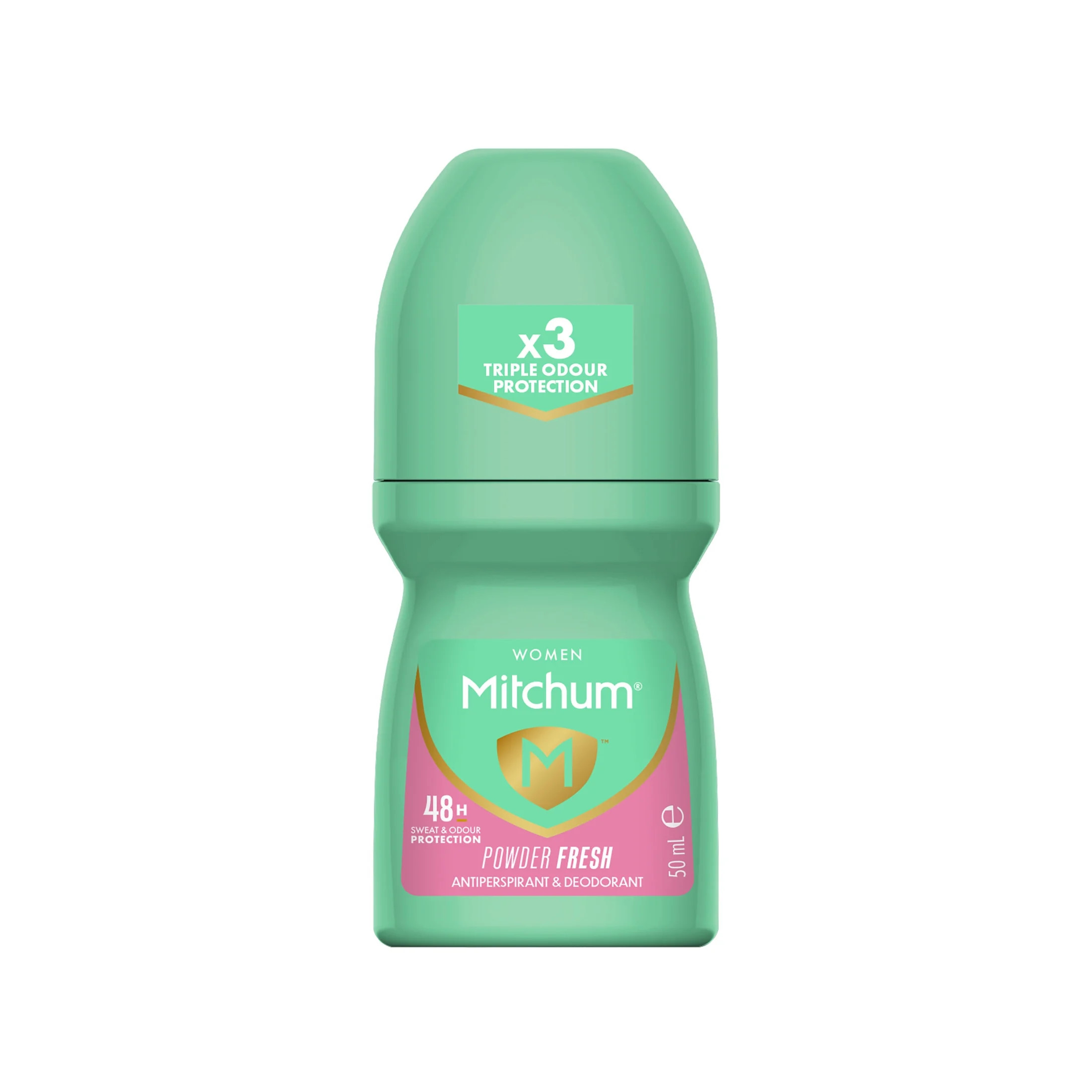 Mitchum Women’s Triple Odor Protection Antiperspirant & Deodorant Roll-On, Powder Fresh, 1.7 oz | Walmart (US)